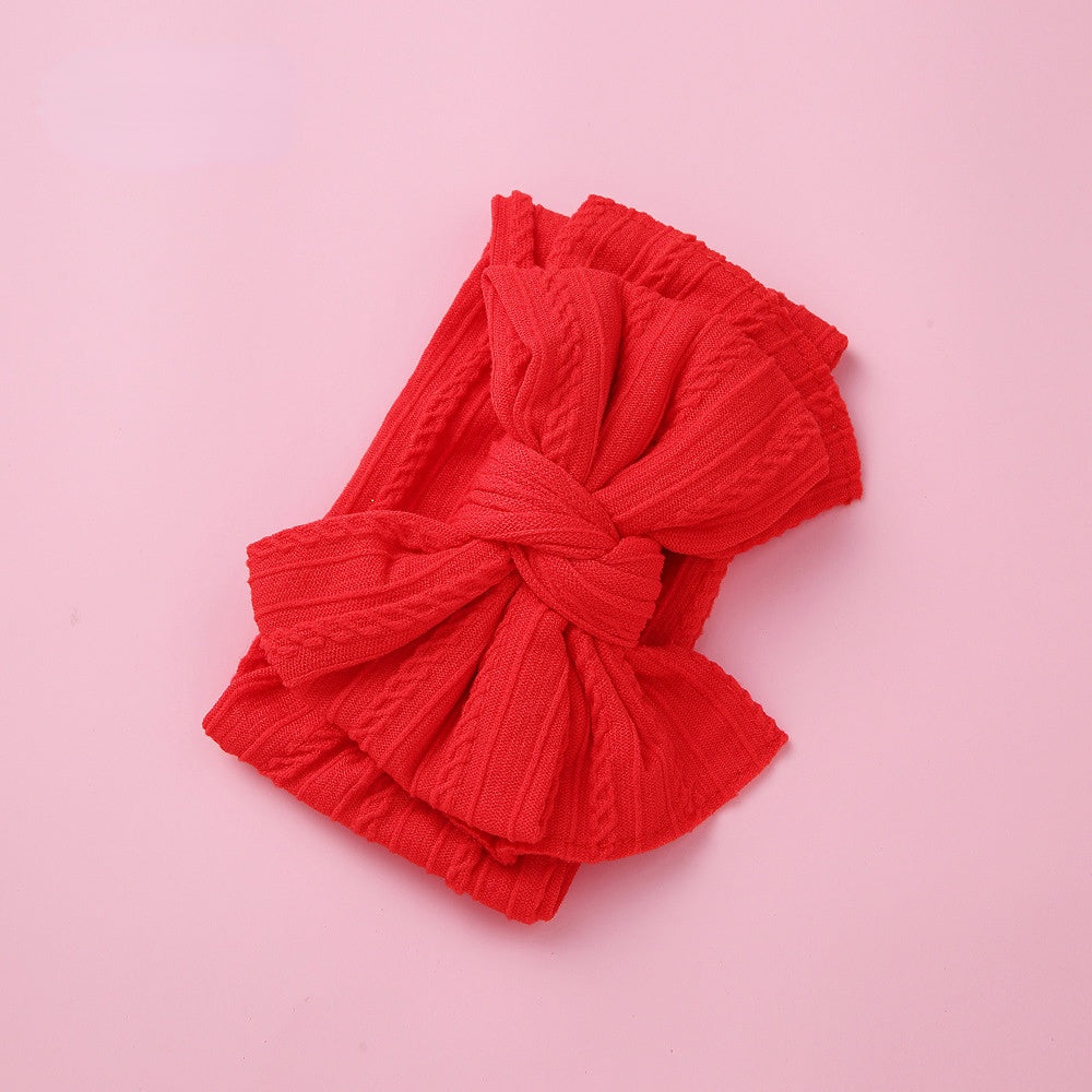 Diadema De Bebé De Lazo Ancho De Nylon al por mayor